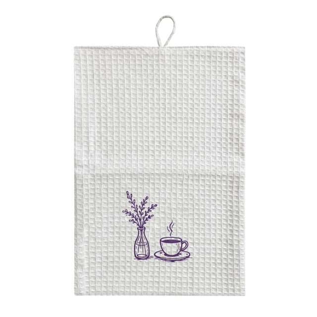 Dwuwarstwowy ręcznik kuchenny Lawenda 22x32 cm TM Jarosław